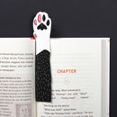 Humdrum Paper - Cat Paw Bookmark - Tuxedo (it's die cut!)