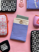 Jollie Ollie Designs - Bookworm Embroidered Book Sleeve & Kindle Sleeve