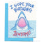Lucky Sardine - I Hope Your Birthday's Jawsome, Funny Shark Greeting Card