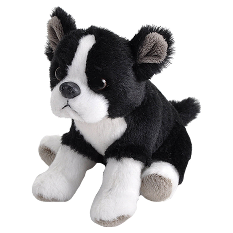 Wild Republic - Pocketkins-ECO-Boston Terrier Dog Stuffed Animal 5"