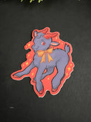 Fox and Brambles - Retro Spooky Goat Sticker
