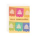 Bloomwolf Studio - Papel Picado Birthday Greeting Card - Spanish Birthday Card
