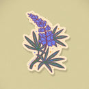Pine Bones - Lupine Wildflower Durable & Weatherproof Sticker