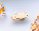 Alum and Ink - Curly the Capybara Lying Down Enamel Pin