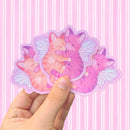 Rowan Kingsbury - Cuddly Fairy Kittens Sticker
