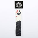 Humdrum Paper - Cat Paw Bookmark - Tuxedo (it's die cut!)
