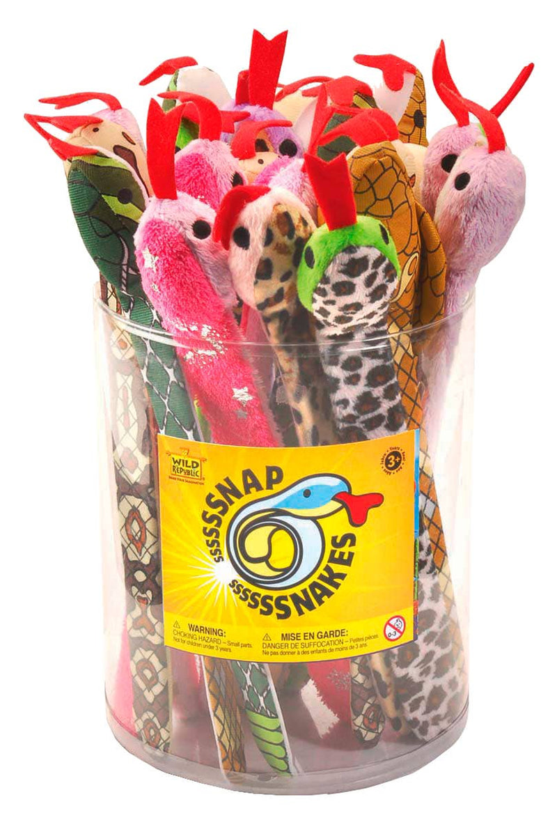 Wild Republic - Snap Snakes Stuffed Animal 11"