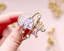 Alum and Ink - Cosmic Jellyfish Enamel Pin