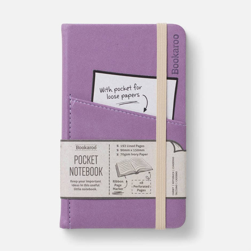 if USA - Bookaroo A6 Pocket Notebook: Navy Blue
