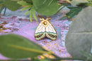The Moonborn - Artemis Moth Greek Mythology Olympian Goddess Pin