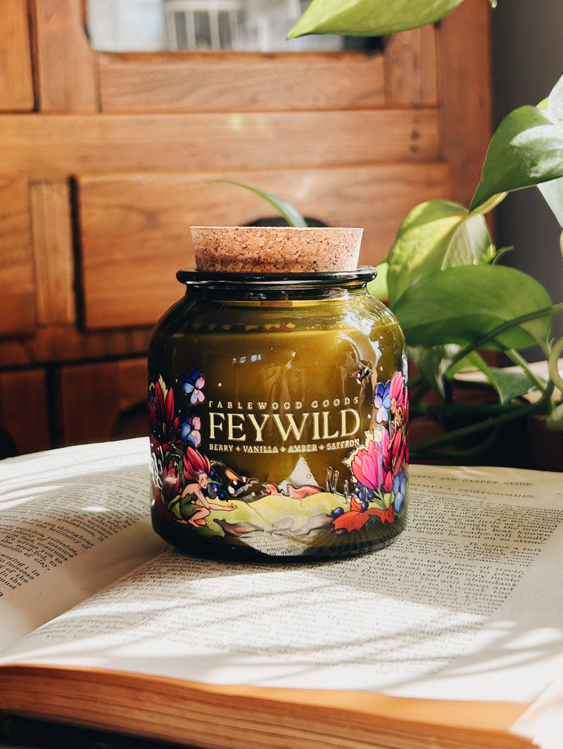 Fablewood Goods - Feywild | 8oz Apothecary Soy Candle