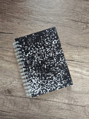 Sadsquatch - Composition Notebook - Reusable Sticker Book - 50 Pages