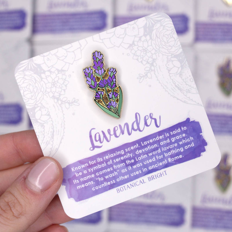 Botanical Bright - Lavender Enamel Pin