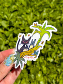 Natalie Andrewson - Set of 3 Demon Cats ~ Vinyl Stickers