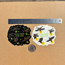 Soy Moss Art - Glow Your Own Way Firefly Glitter + Clear Stickers