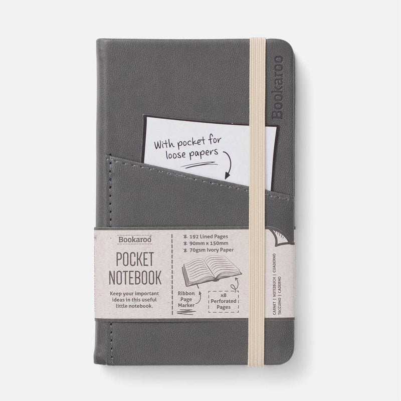if USA - Bookaroo A6 Pocket Notebook: Navy Blue