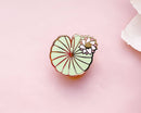 Alum and Ink - Mini Water Lily Pad Enamel Pin