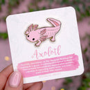 Botanical Bright - Axolotl Enamel Pin