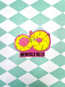 Beeftopia - Infinitely Silly | Worm on a String Unusual Vinyl Sticker