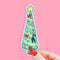 Turtle's Soup - Christmas Tree Kitty Reader Gift Bookmark