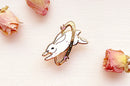 Alum and Ink - Cosmic Rabbit Enamel Pin