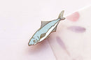 Alum and Ink - Alarmed Fish Enamel Pin