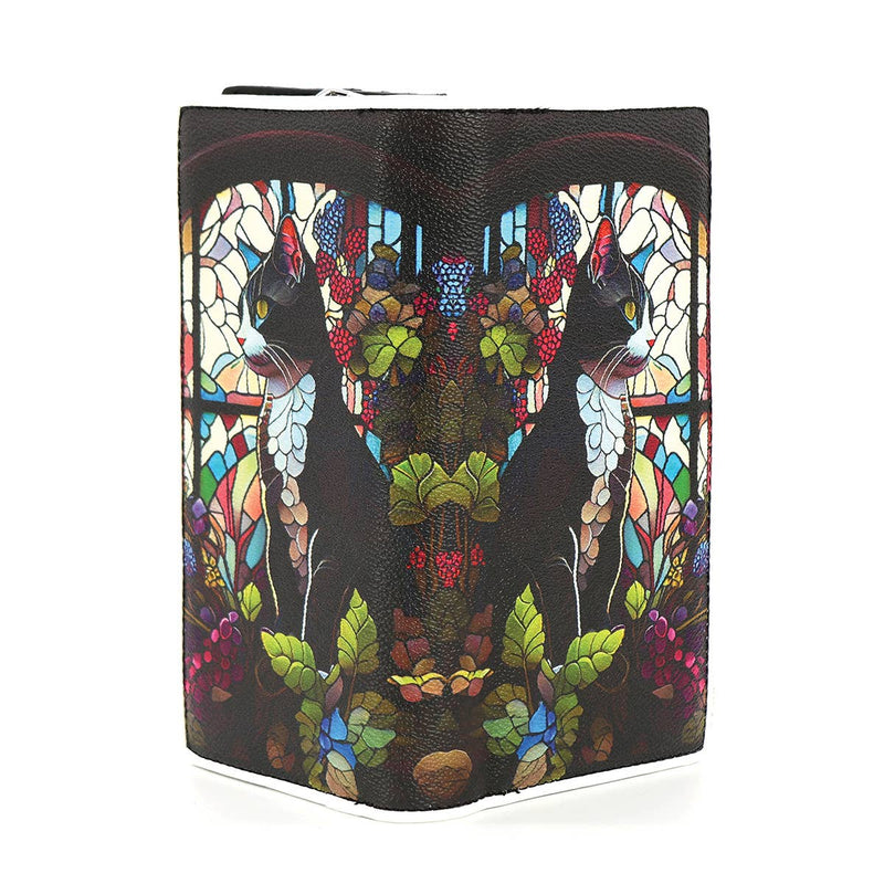COMECO INC - Stained Glass Cat Wallet in Vinyl