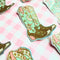 Fox and Brambles - Alien Cowboy Boots Glitter Sticker 