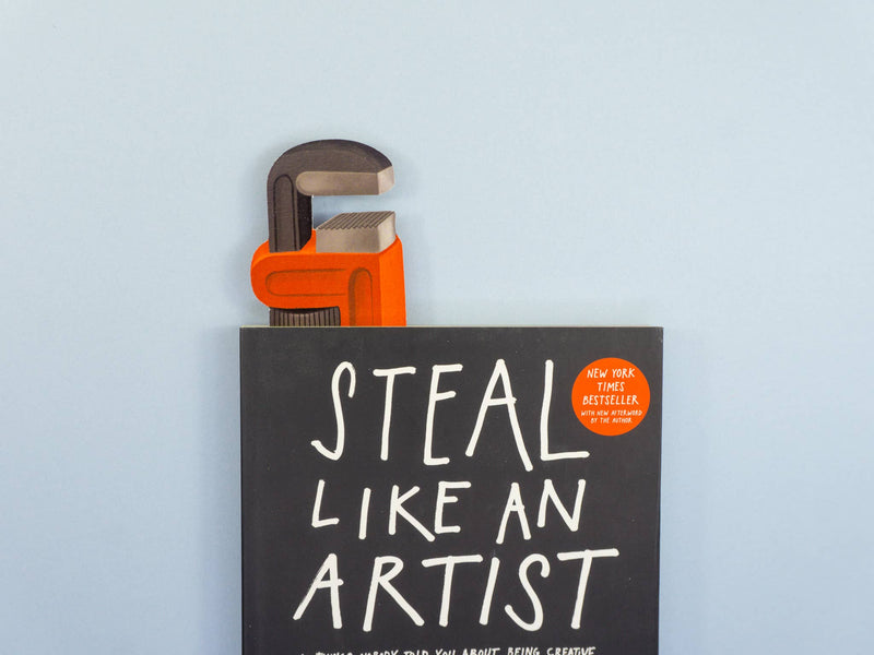 Grey Street Paper - Wrench Die-Cut Bookmark