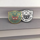 Rather Keen - The Book Was Better enamel pin - book snob cat pin
