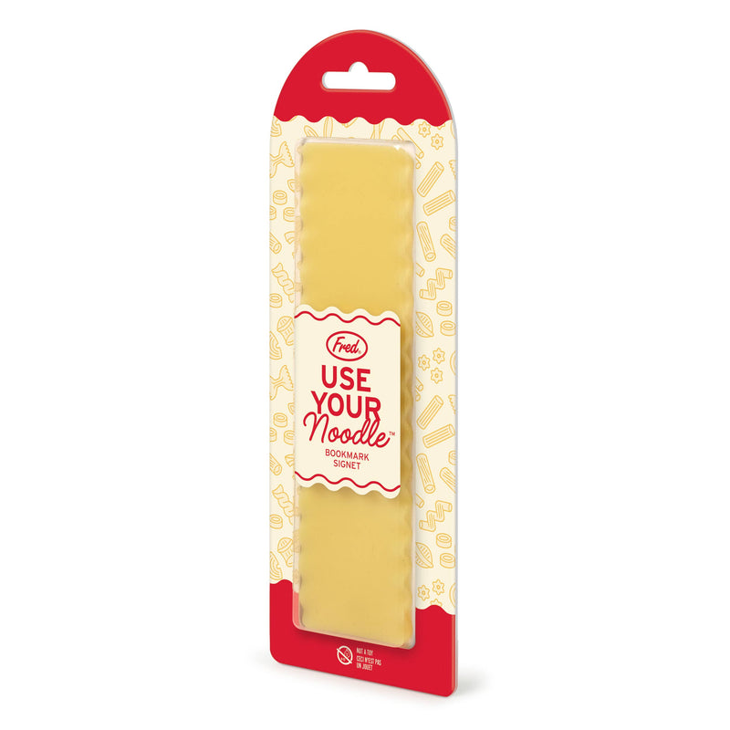 Fred & Friends - USE YOUR NOODLE - Lasagna Noodle Bookmark