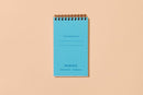 And Here We Are - Riviera Letterpress Pocket-size Spiral Notebook - Made in USA - Modern Stripe -  - Stocking stuffer, Holiday, Gift Guide