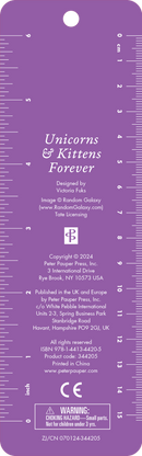 Peter Pauper Press - Unicorn & Kittens Forever Beaded Bookmark