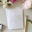 emily lex studio - Bouquets paintable watercolor notecard set