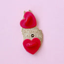Glitter Punk - Fire Cat Enamel Pin