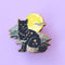 Glitter Punk - Fog Cat Enamel Pin