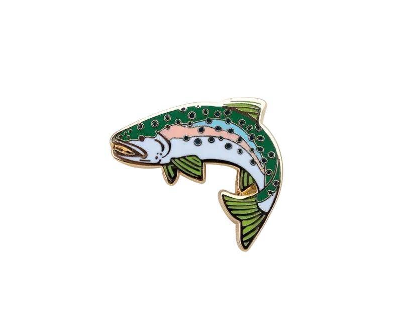 Wildship Studio - Rainbow Trout Enamel Pin