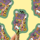 Turtle's Soup - Haunted Bookstore Reading Ghosts Vinyl Sticker