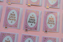 Jollie Ollie Designs - Book Society Sticker [with gold foil]