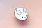 Alum and Ink - Bunny Bun Enamel Pin: Rubber Pin Back