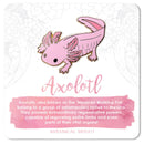 Botanical Bright - Axolotl Enamel Pin