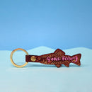 Ark Colour Design - Gone Fishing Leather Key Fob