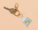 And Here We Are - Goldfish in a Bag Enamel Keychain, Bag Charm - Summer, County Fair - Stocking stuffer, Holiday, Gift Guide