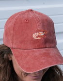 Idlewild Co. - Embroidered Hat | Shrimp, Washed Brick Color