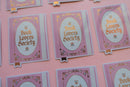 Jollie Ollie Designs - Book Society Sticker [with gold foil]