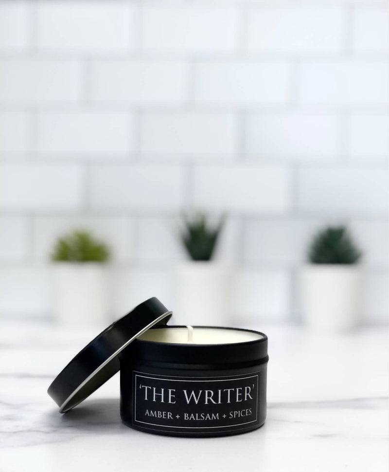 Fly Paper Products - The Writer Amber + Balsam 4oz Soy Candle