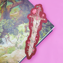 Turtle's Soup - Fantasy Sword and Roses Reading Gift Bookmark