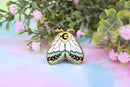 The Moonborn - Artemis Moth Greek Mythology Olympian Goddess Pin
