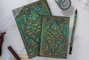 Chronicle Books - Paperblanks Emerald Flower Hardcover Journal