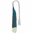 David Howell and Company - Blue Jay Feather Metal Bookmark, MADE in USA
